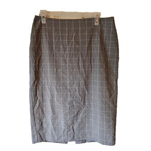 Dex The Suit Shop New York Skirt Womens Size 10/12 Gray w pink lined zip